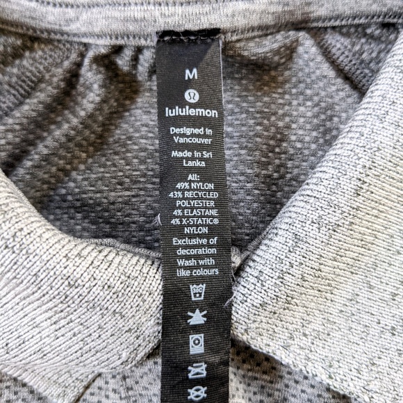 Lululemon Metal Vent Tech Polo Shirt Men's Medium - Picture 11 of 11
